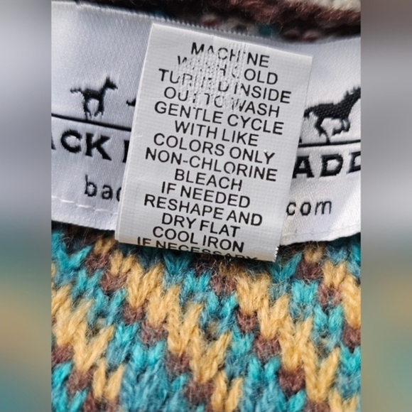 Back In The Saddle Western Southwestern Womens Equestrian Cardigan Size Large - Picture 4 of 10